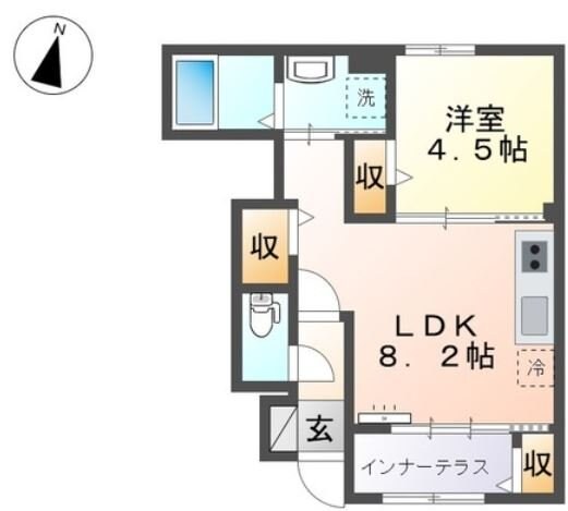 ウィンヴィラの物件間取画像