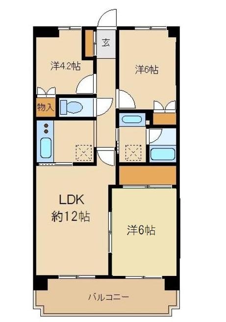 アルト厚木の物件間取画像