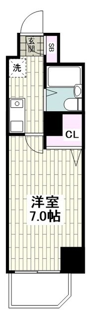 サニークレスト湘南平塚の物件間取画像