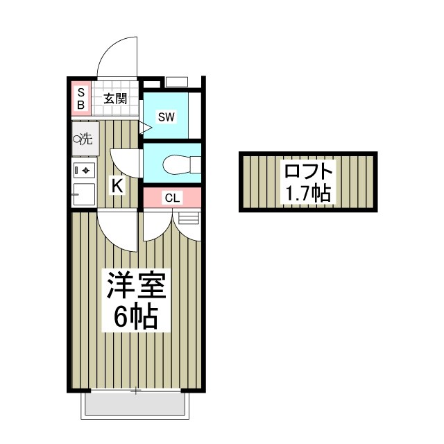 ジュネパレス平塚10の物件間取画像