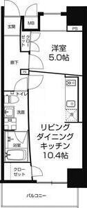 URBAN FLATS中之島の物件間取画像