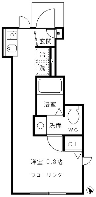 アドウビ学芸大学の物件間取画像