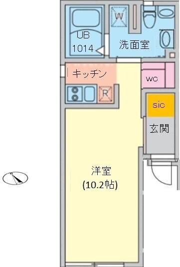 ルーナクレシェンテ早稲田の物件間取画像