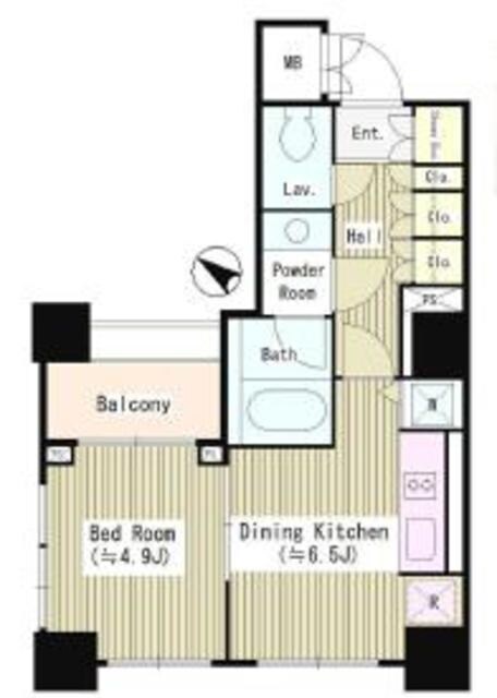 プラチナビュー白金台の物件間取画像