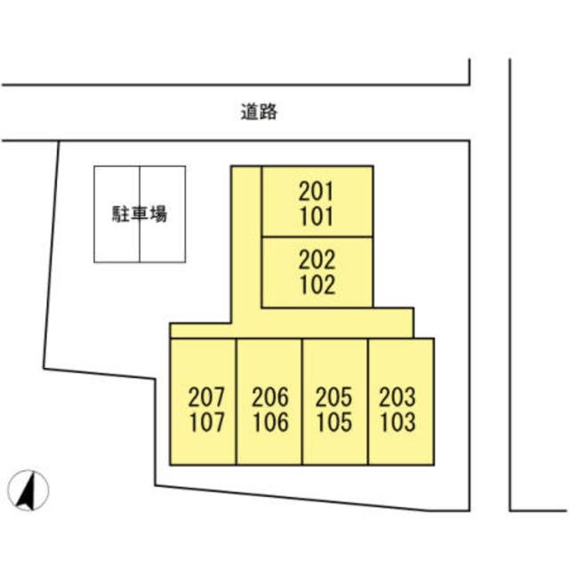 ハイツ暁苑　の物件内観写真