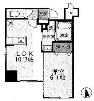 CHARMANT LUMIEREの物件間取画像