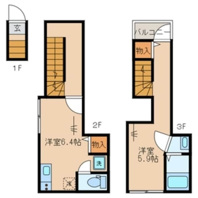 サンコート中馬込の物件間取画像