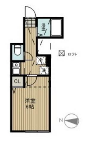 バーミープレイス南千束の物件間取画像