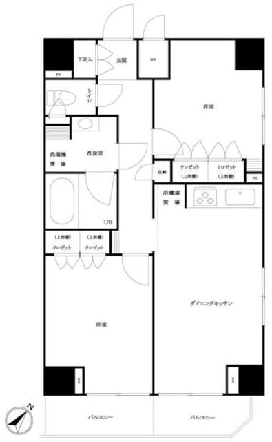 ルーブル浜松町の物件間取画像