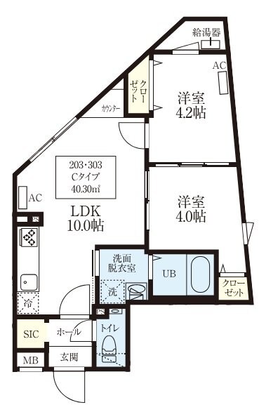 レピュア豊島園レジデンスの物件間取画像