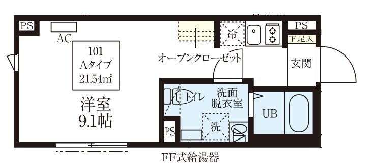 レピュア豊島園レジデンスの物件間取画像