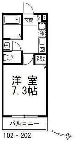 モンテ南大塚の物件間取画像