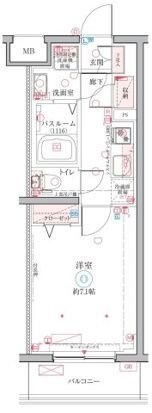 クレヴィスタ大塚の物件間取画像