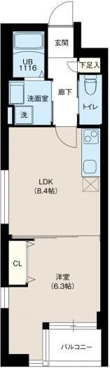 レオーネ成増駅前の物件間取画像