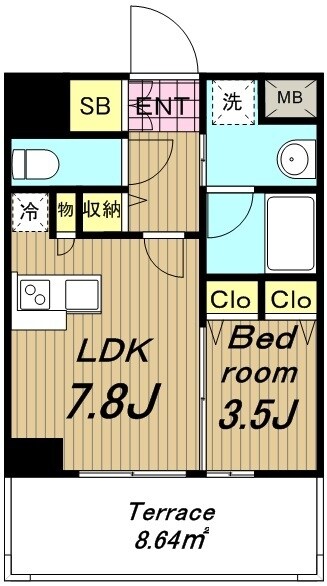 エミリブ池袋の物件間取画像