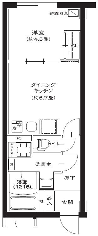 GENOVIA池袋の物件間取画像