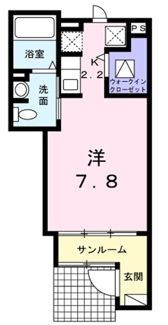 アロー　ブルーメンの物件間取画像