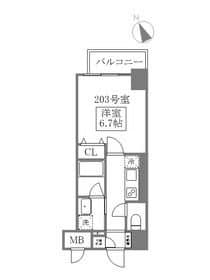 ピグナ文京千石の物件間取画像