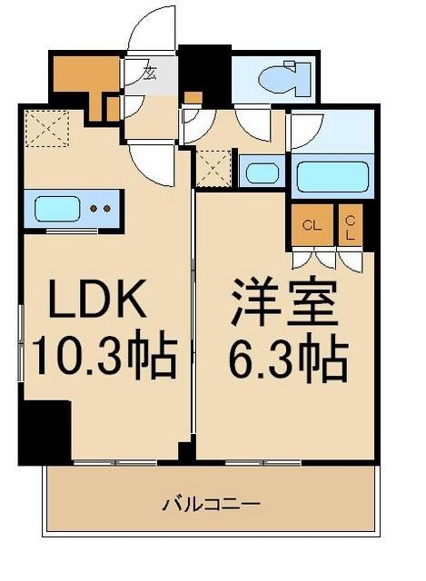 コンフォリア文京春日の物件間取画像