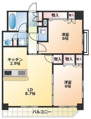 日神パレステージ新板橋の物件間取画像