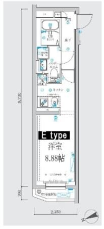 カフェック桜台の物件間取画像