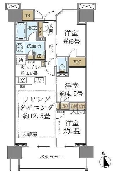 Brillia City 西早稲田の物件間取画像