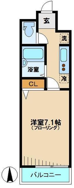 ヴェエローナ池袋本町ルッソの物件間取画像