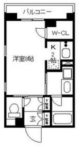 クリオ西池袋の物件間取画像