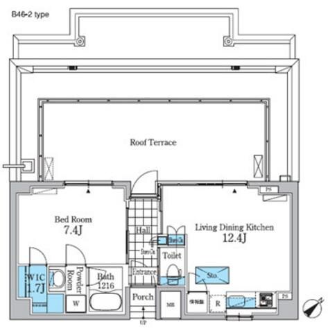 ＰＲＩＭＥ　ＵＲＢＡＮ　東中野　ＣＯＵＲＴの物件間取画像