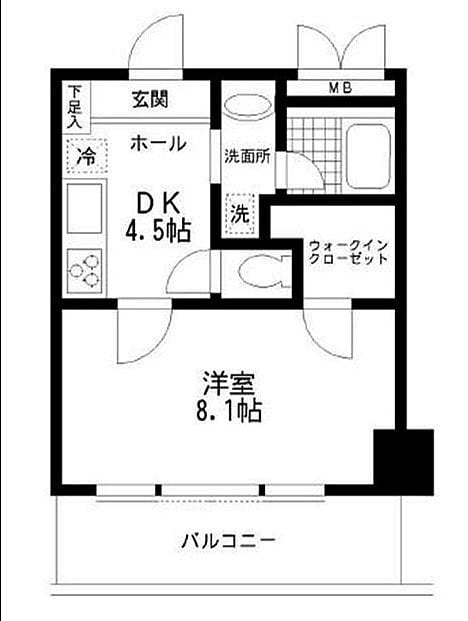 フルグラール池袋の物件間取画像