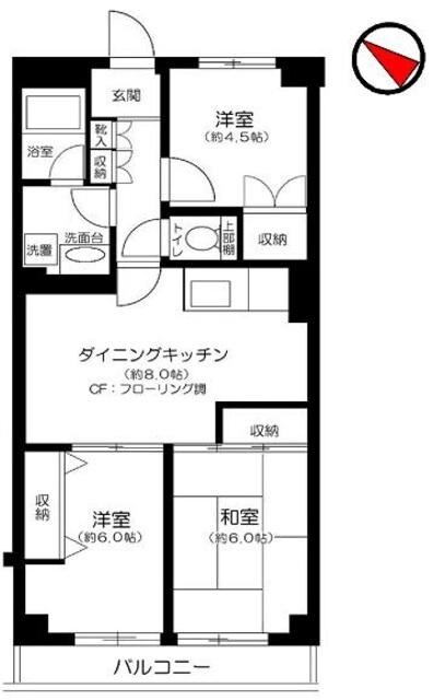 マンション　ウィスタリアの物件間取画像