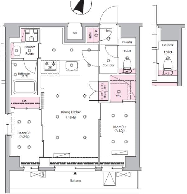 SYFORME NISHISUGAMOの物件間取画像