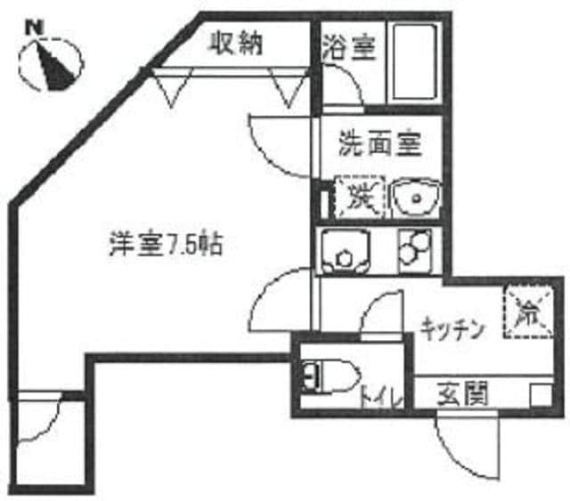 ウナパーク南池袋の物件間取画像