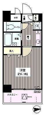 パークヒルズ落合の物件間取画像