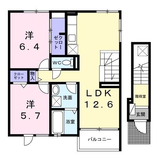 サクラーレの物件間取画像