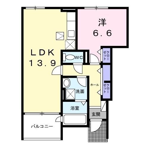 サクラーレの物件間取画像