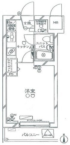 ルーブル新宿西落合IIの物件間取画像