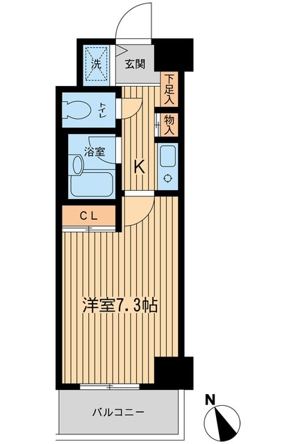 ベジフル北新宿弐番館の物件間取画像