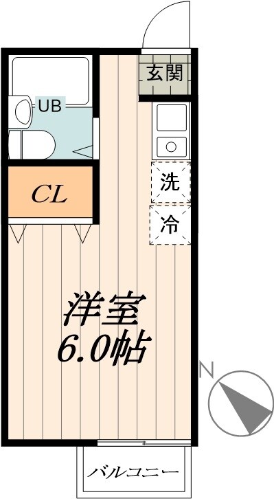 メゾンエミーの物件間取画像