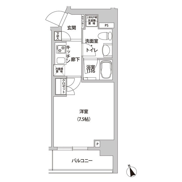 ホームズＲ四谷の物件間取画像