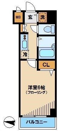 トーシンフェニックス方南町弐番館の物件間取画像