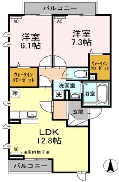 オストの物件間取画像