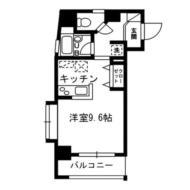 クリエ笹塚の物件間取画像