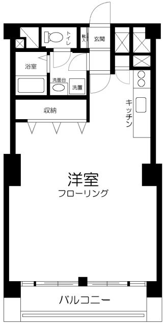 市ヶ谷左内坂ハイムの物件間取画像