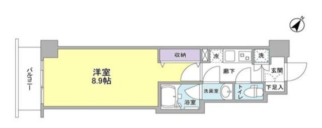 ジェイフラッツ初台の物件間取画像