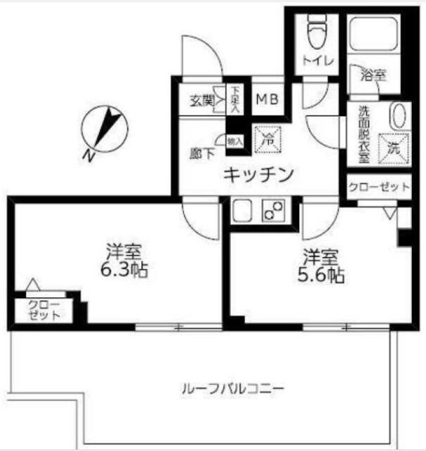 アイル　プレミアム笹塚ウエストの物件間取画像