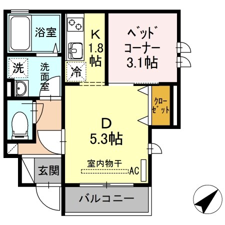 ブロッサム荻窪IIの物件間取画像