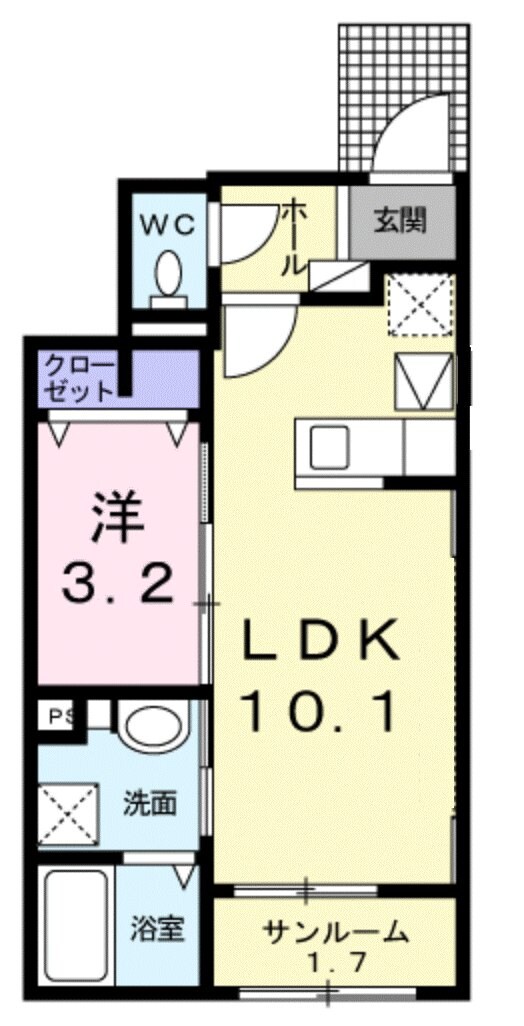 ソレイユ善福寺の物件間取画像