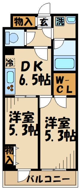 物件間取画像