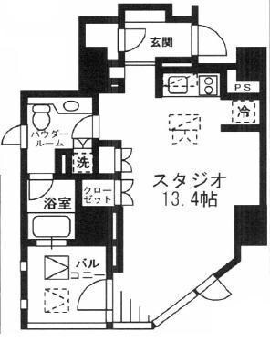 プライムアーバン四谷外苑東の物件間取画像